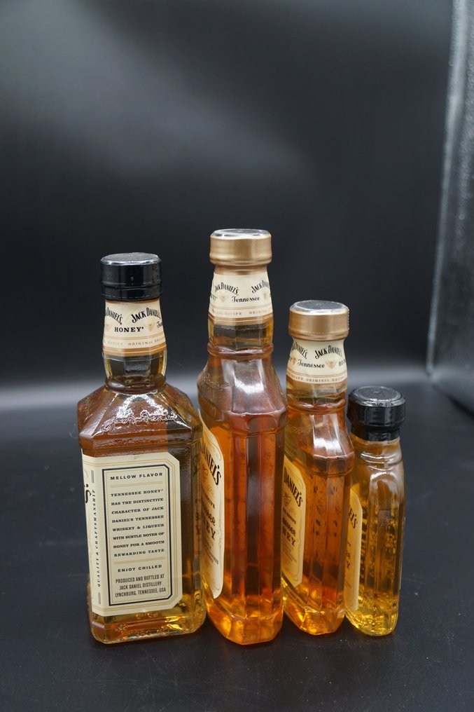 Jack Daniel's Honey  - 100ml, 200ml, 350ml and 375ml - 4 garrafas #3.2