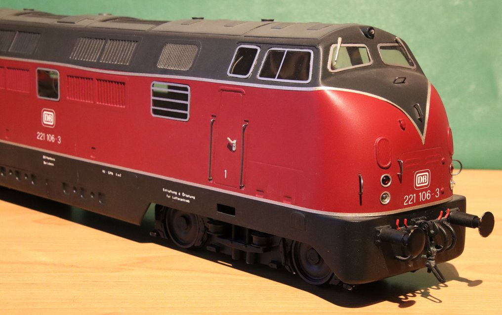 Eigenbau 1 - Πετρελαιοκίνητη-υδραυλική μηχανή τρένου (1) - Πετρελαιοϋδραυλική ατμομηχανή BR 221 με ήχο πετρελαίου. - DB #1.0