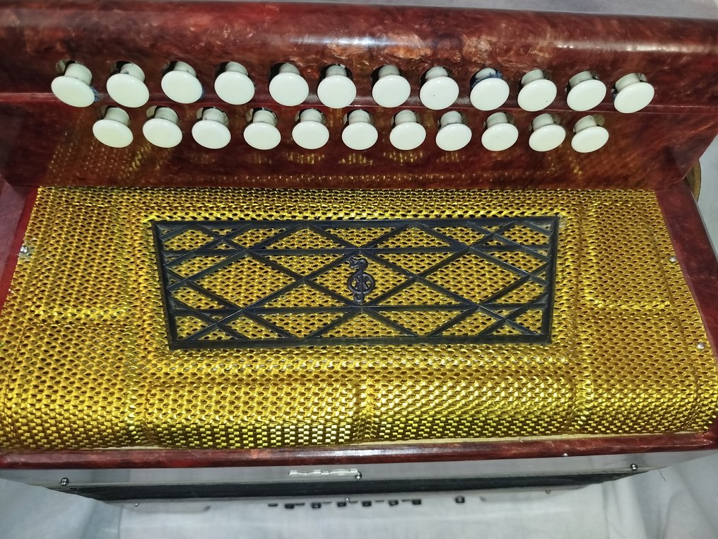 Romashka (Ромашка) - 12 bass - Mini Accordion -  - Ακορντεόν με πλήκτρα  (χωρίς τιμή ασφαλείας) #3.2