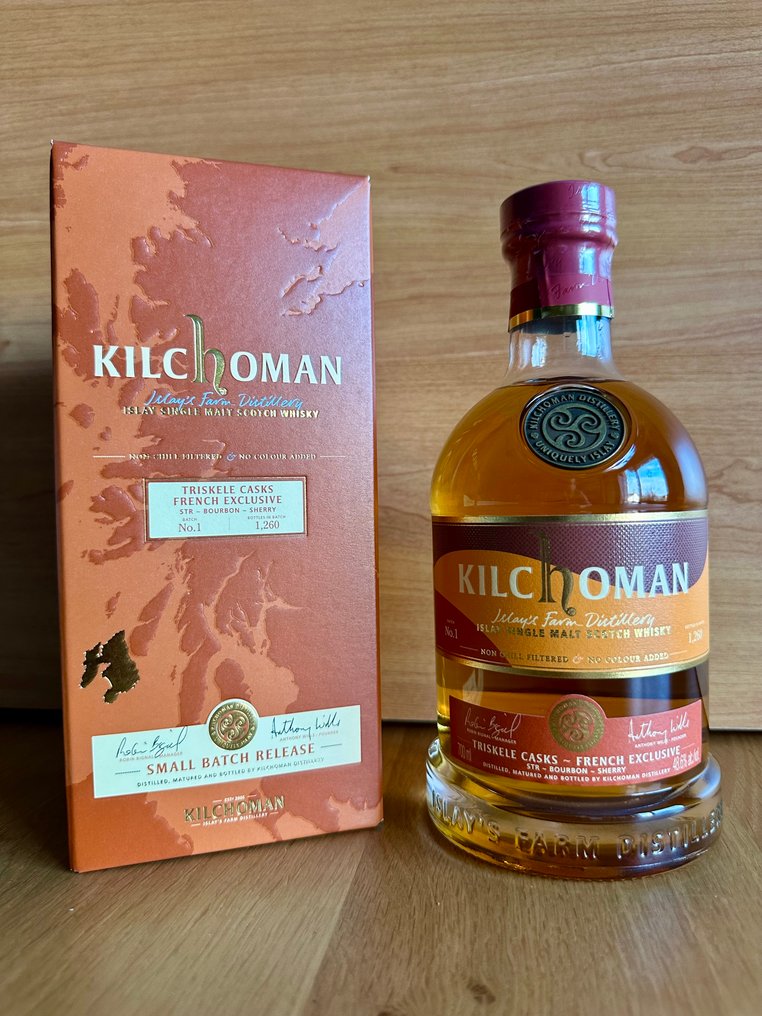 Kilchoman Triskele Casks - STR/Bourbon/Sherry - French Exclusive Small Batch No. 1  - b. 2023  - 70cl #1.0