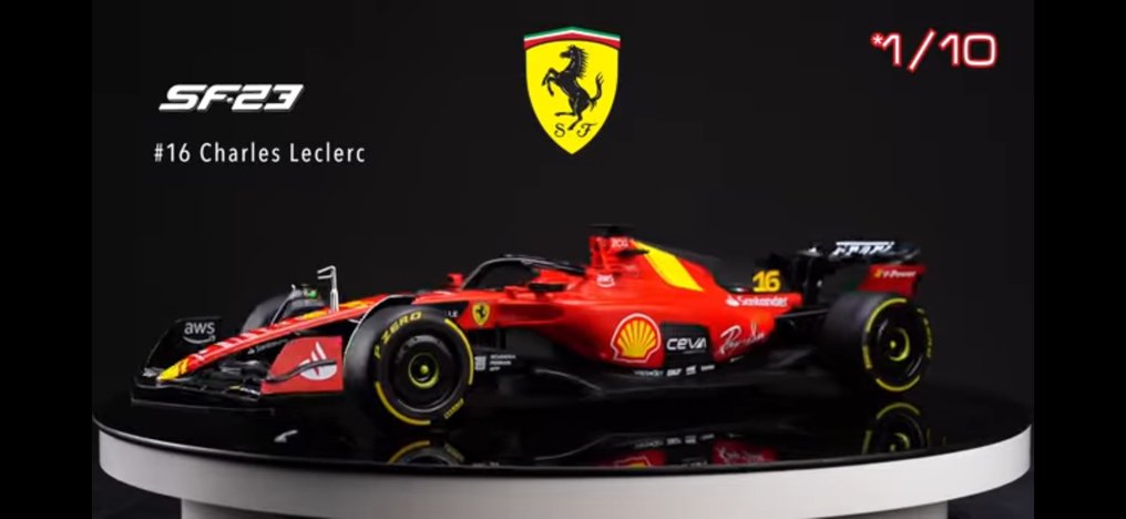 Maisto 1:10 - Model car - Ferrari SF23 #16 Charles Leclerc #1.0