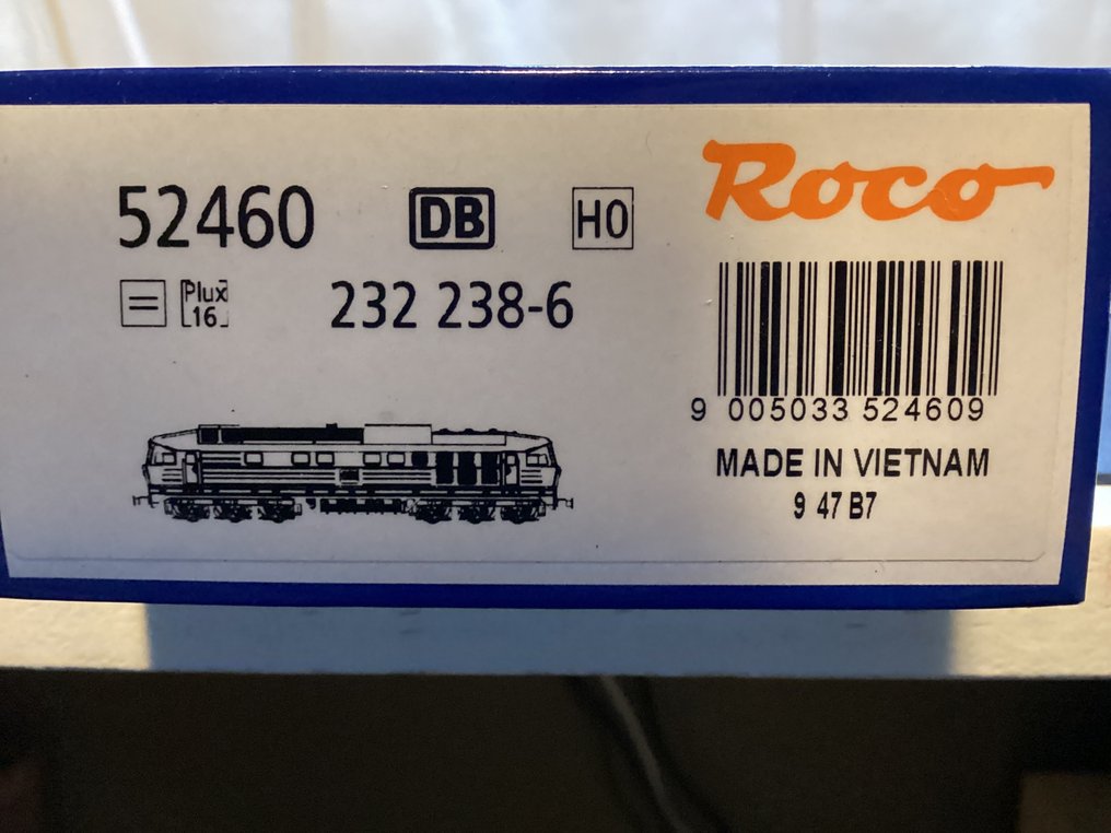 Roco H0 - 52460 - Πετρελαιοκίνητη μηχανή τρένου (1) - Serie 232 “Ludmilla” - DB #1.0