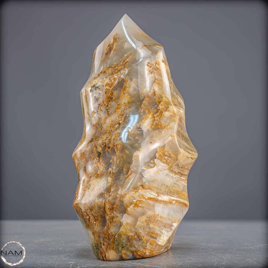 Green Garden Quarz Flamme – Lebendige Natur in kristalliner Form Freiform- 1604.01 g #3.2