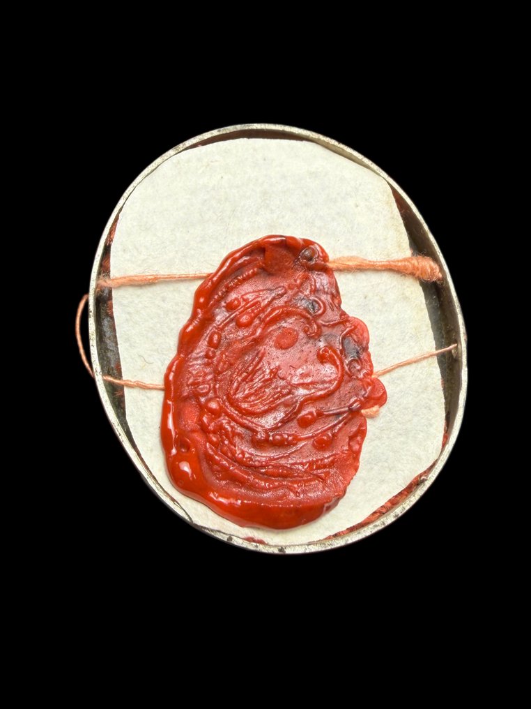 Pyhäinjäännöslipas - Hopeoitu metalli - 1850-1900 - Meidän Herramme Jeesus Kristuksen pyhä risti #4.3