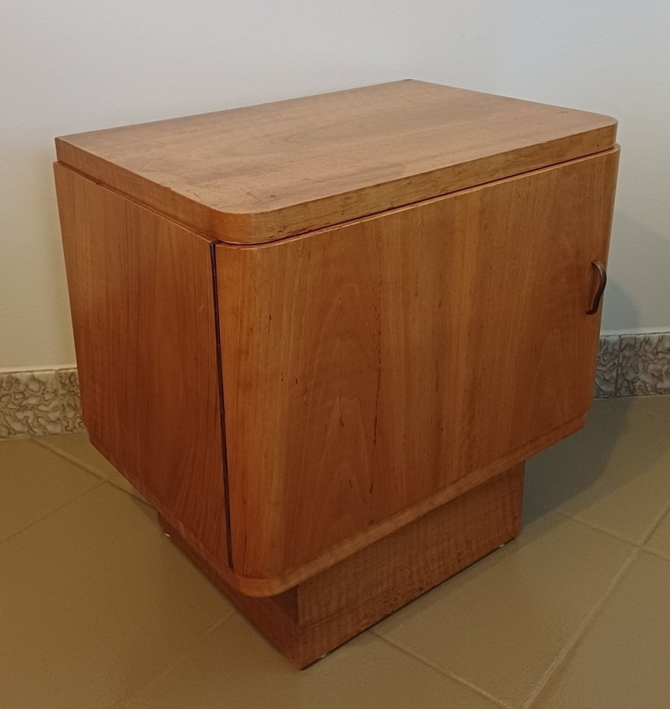 Ντουλάπι - Ξύλο - Βίντατζ κομοδίνο / μικρό τραπεζάκι #1.0