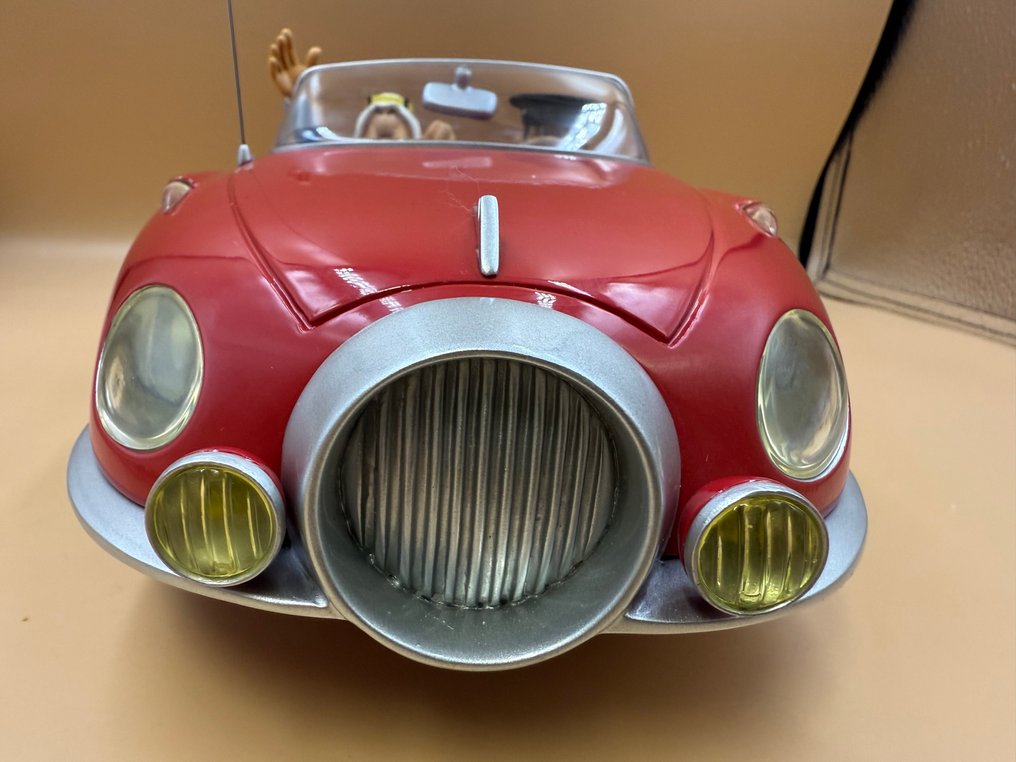 Spirou et Fantasio - 1 Figurine - Le Garage de Franquin - Turbot-Rhino 1 rouge, 1957 - Figures & Vous GF10R - 2016 #2.1