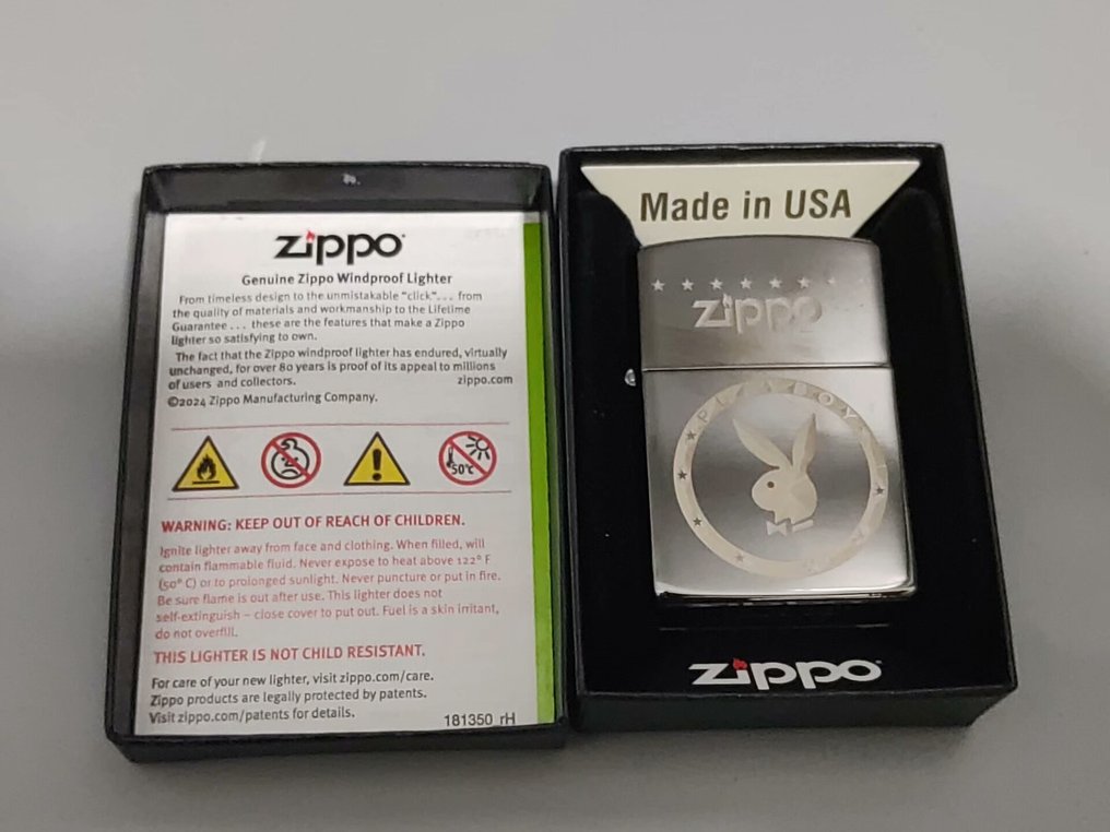 Zippo - Playboy - 沒有保留價 - 打火機 - 鋼（不銹鋼） #2.1
