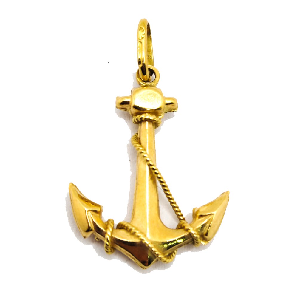 Zonder minimumprijs - Hanger - 18 karaat Geel goud #1.0