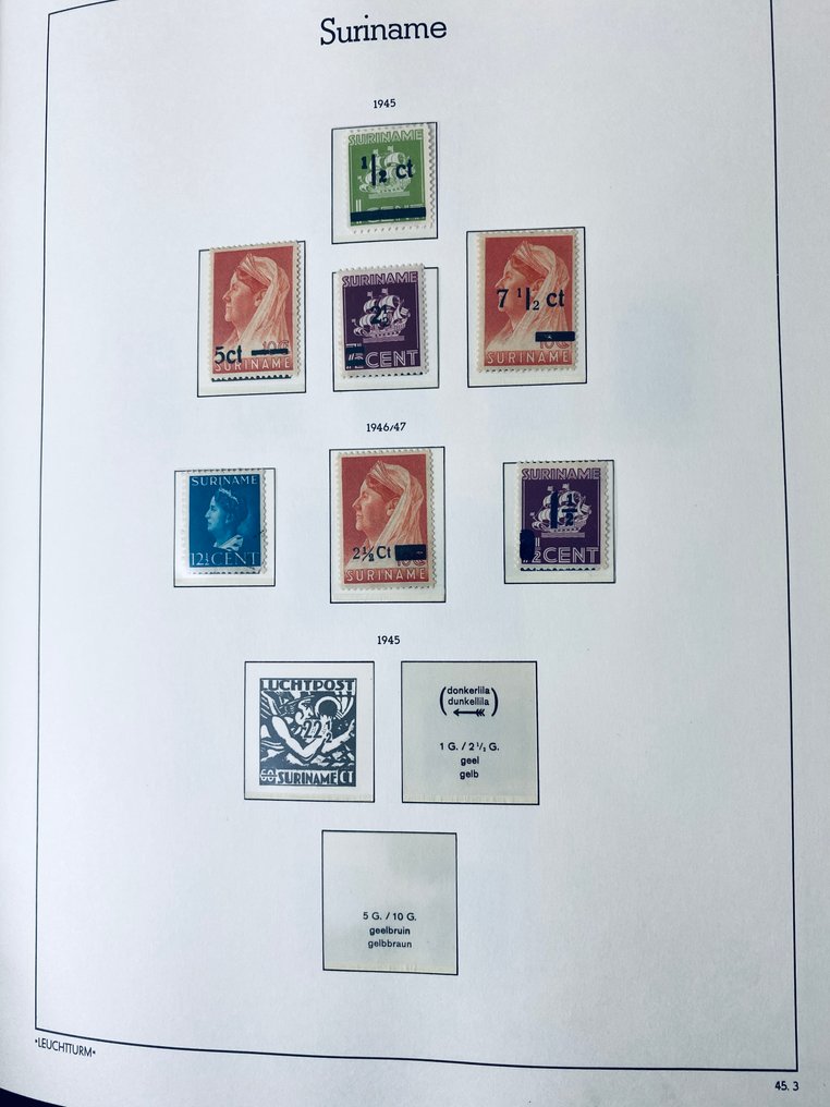 Suriname  - Suriname Collection in Davo LX #4.3