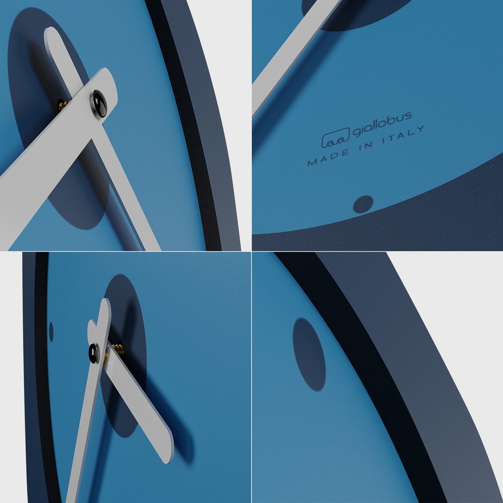 挂钟 - GIallobus -  现代的 木 - 2024 - Orologio Shuffle #2.1