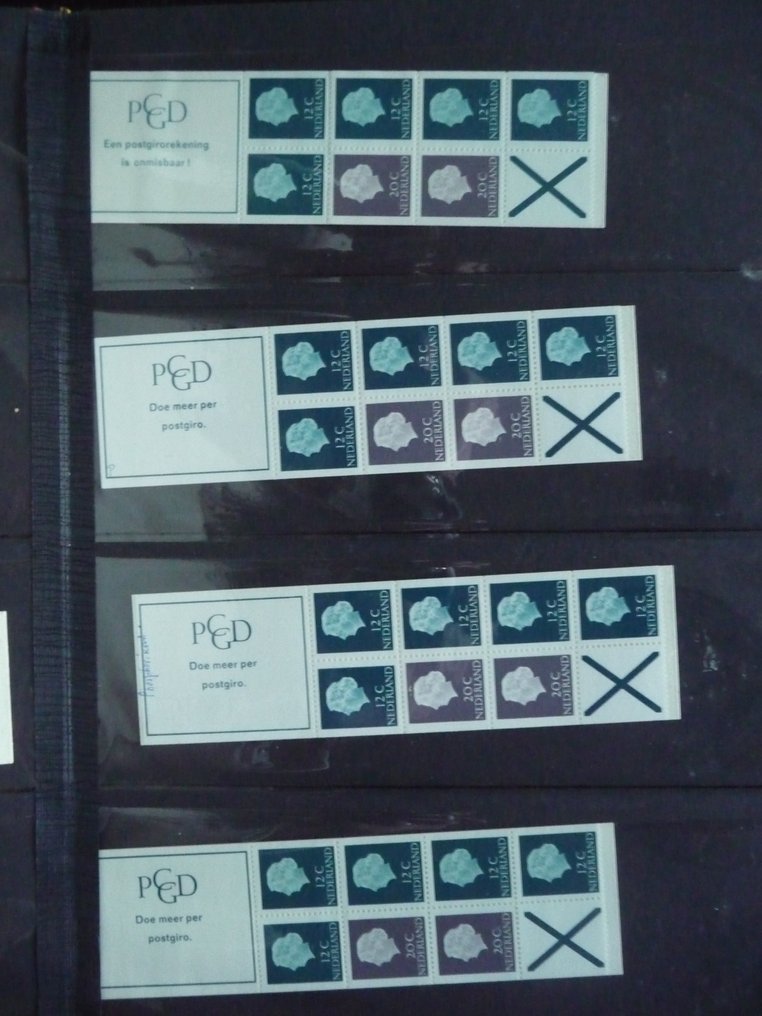 Netherlands 1964/1987 - Collection of stamp albums in a stockbook including nine better albums. - NVPH 2026 #2.1