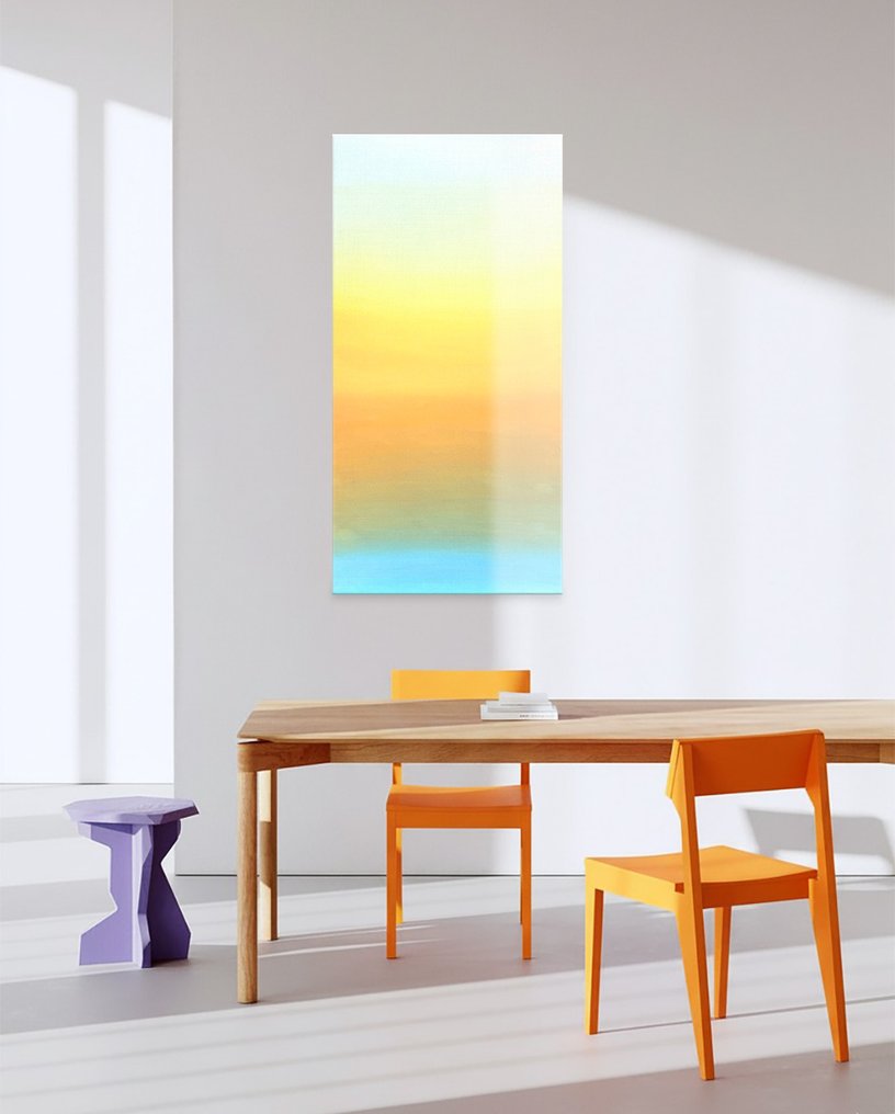 Sven Pels - "Golden Horizon" - Colorful Modern Art #3.2