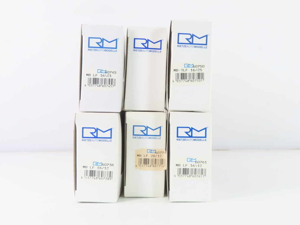 Rietze 1:87 - 60901/60745/60750/60738/60771/60761 - Machete tren (6) - 6 vehicule de intervenție: pompieri #4.3