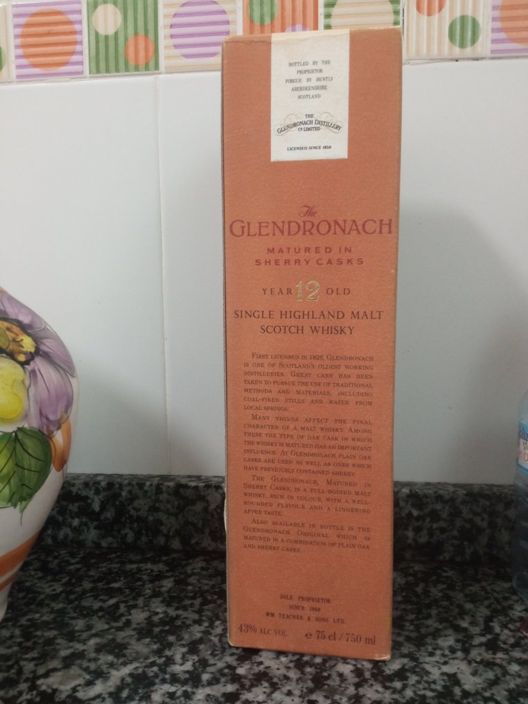 Glendronach 12 years old Matured in Sherry Casks  - b. 1980s - 75cl #1.0