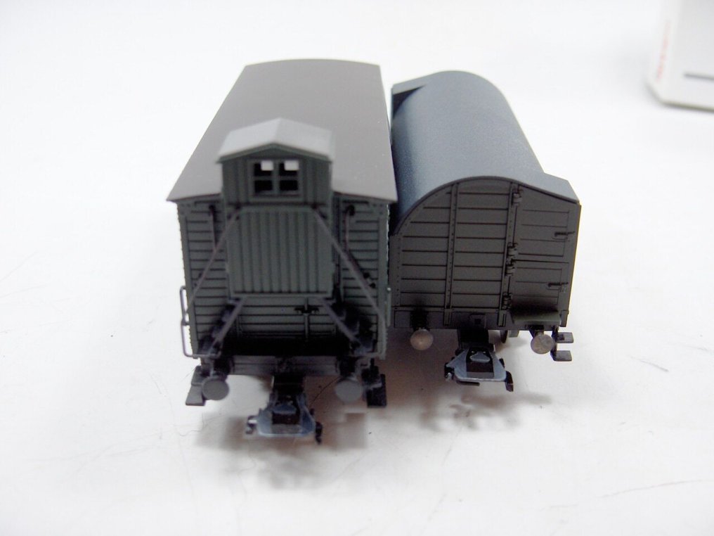 Märklin H0 - 4882 45089 - Ensemble de wagons de marchandises pour trains miniatures (2) - 2 wagons inutilisés. - K.Bay.Sts.B #4.3