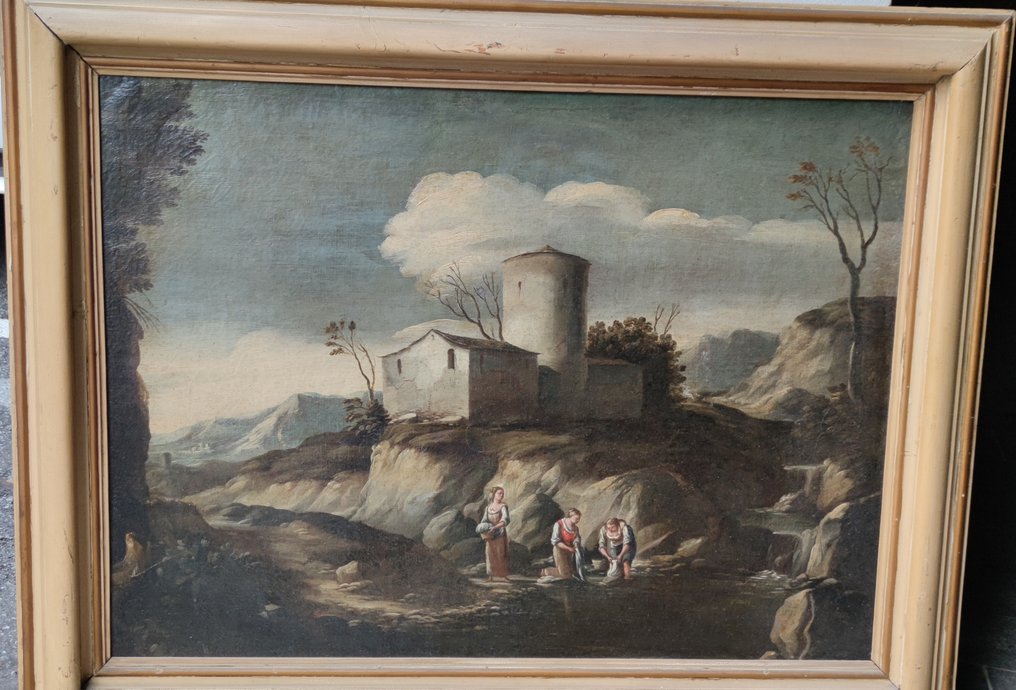 Scuola italiana (XVII-XVIII) - Lavandaie #1.0