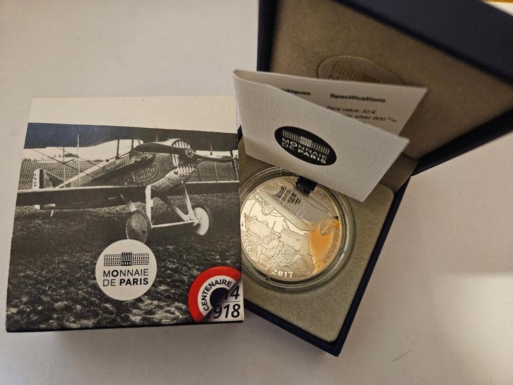 Frankrijk. 10 Euro 2017 "La Guerre Moderne" Proof  (Zonder minimumprijs) #1.0