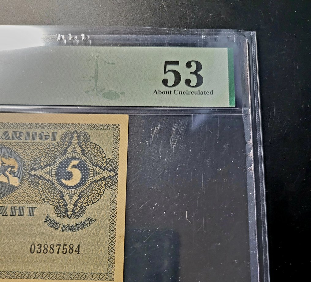 爱沙尼亚. - 5 Marka - 1919 - Pick 45a  (没有保留价) #3.2