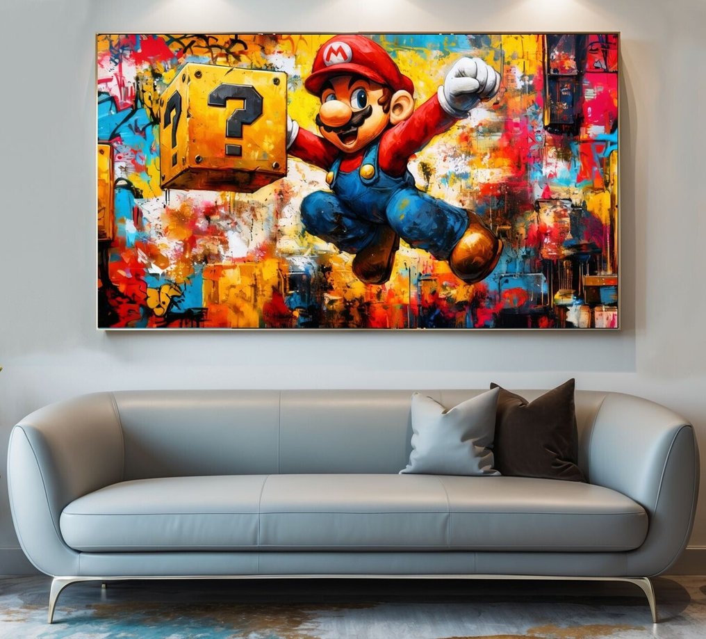 Kosmo - "Super Mario Question Block Tag" - AI- XXL #4.3