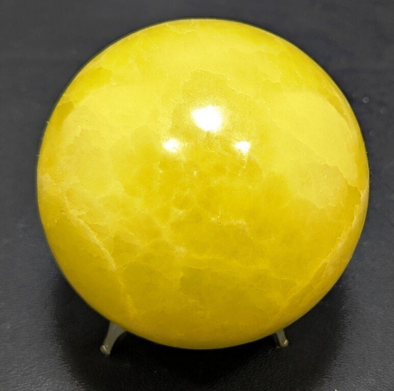 Super Unique Natural Calcite Healing Sphere - Altezza: 100 mm - Larghezza: 100 mm- 1357 g - (1) #1.0