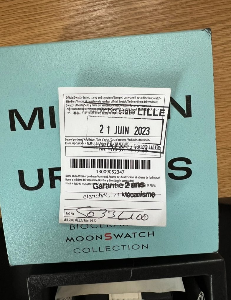 Swatch - MoonSwatch - Mission to Uranus - Sin precio de reserva - SO33L100 - Unisex - 2023 #2.1