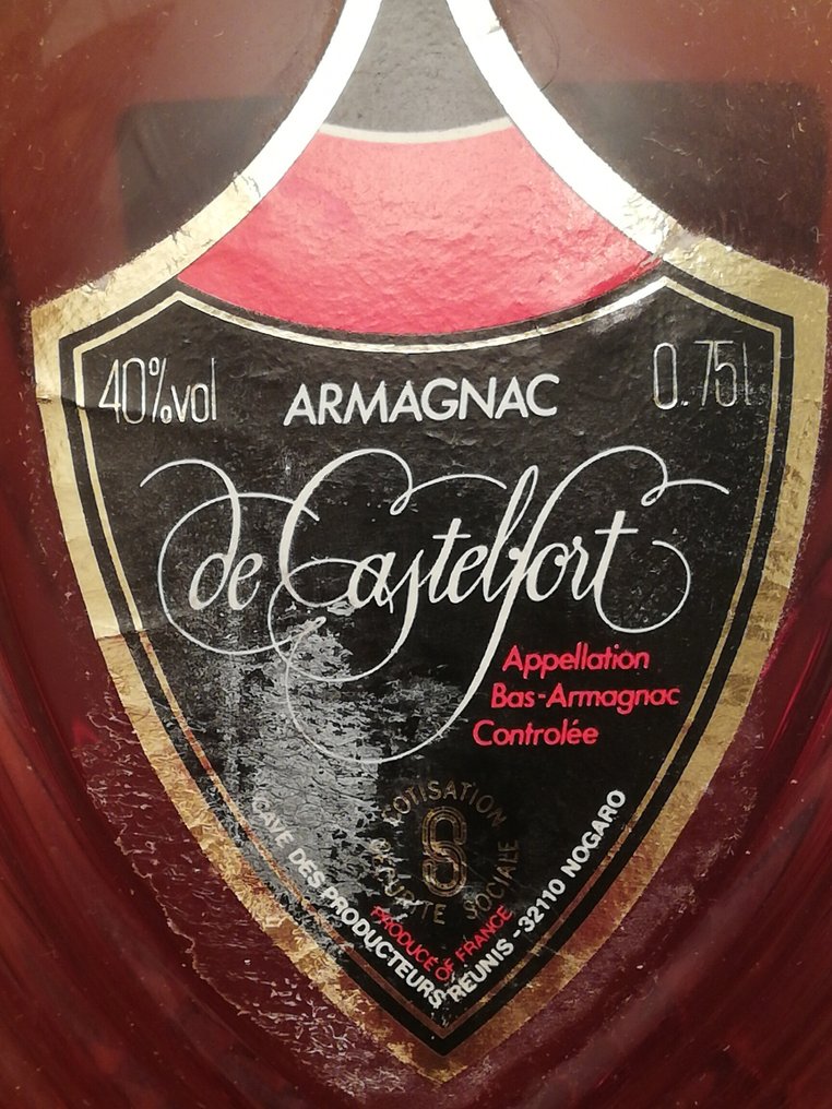 De Castelfort - Cristal d'Arques decanter  - b. 1980s - 75cl #4.3