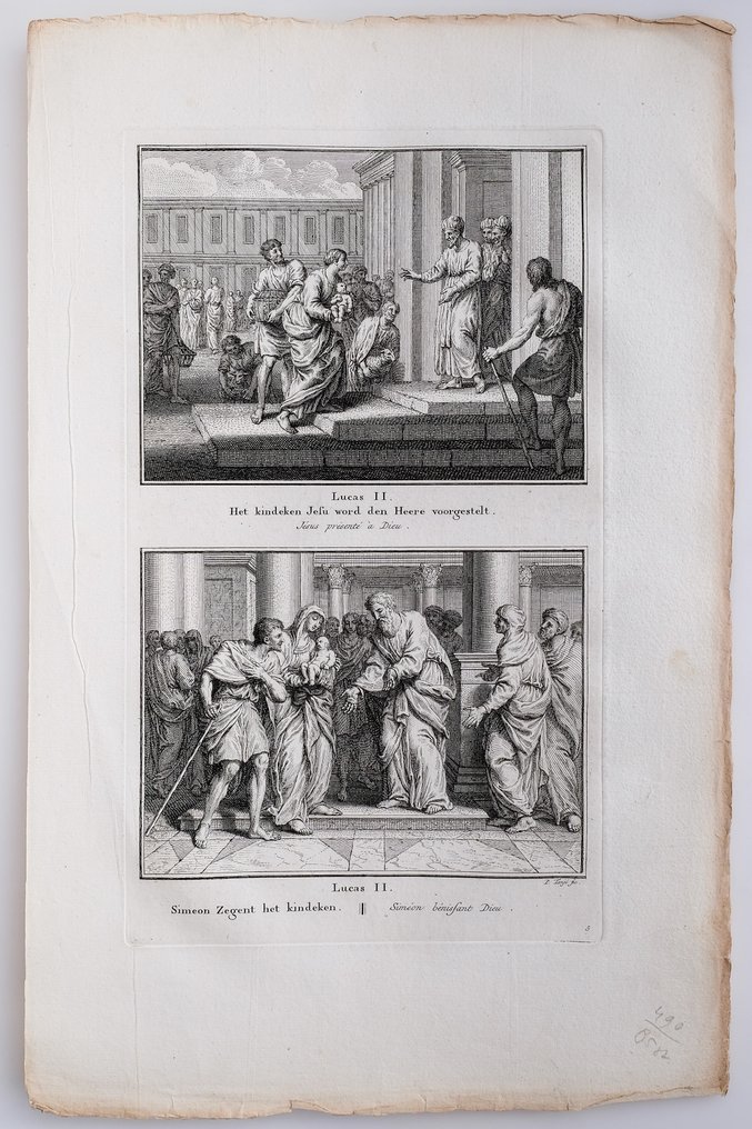 34 Gravures met Bijbelse taferelen - 1720 #2.1