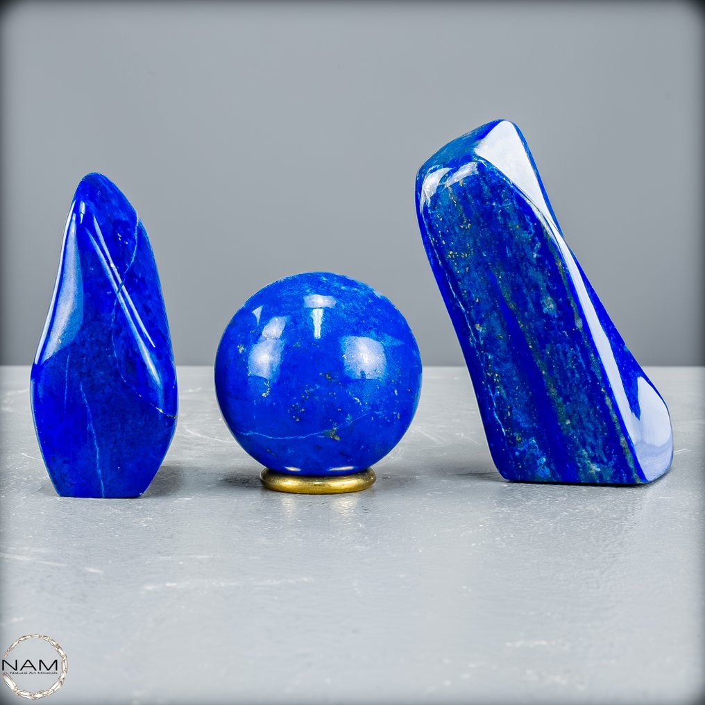 Μαγευτικό σετ Λαπίς Λαζούλι Η συμφωνία του βασιλικού μπλε φωτός- 735.93 g - (3) #3.2
