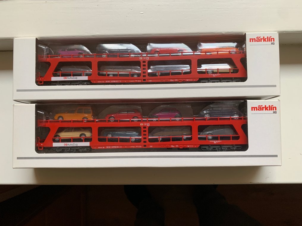 Märklin H0 - Model train freight carriage (2) - DB #1.0