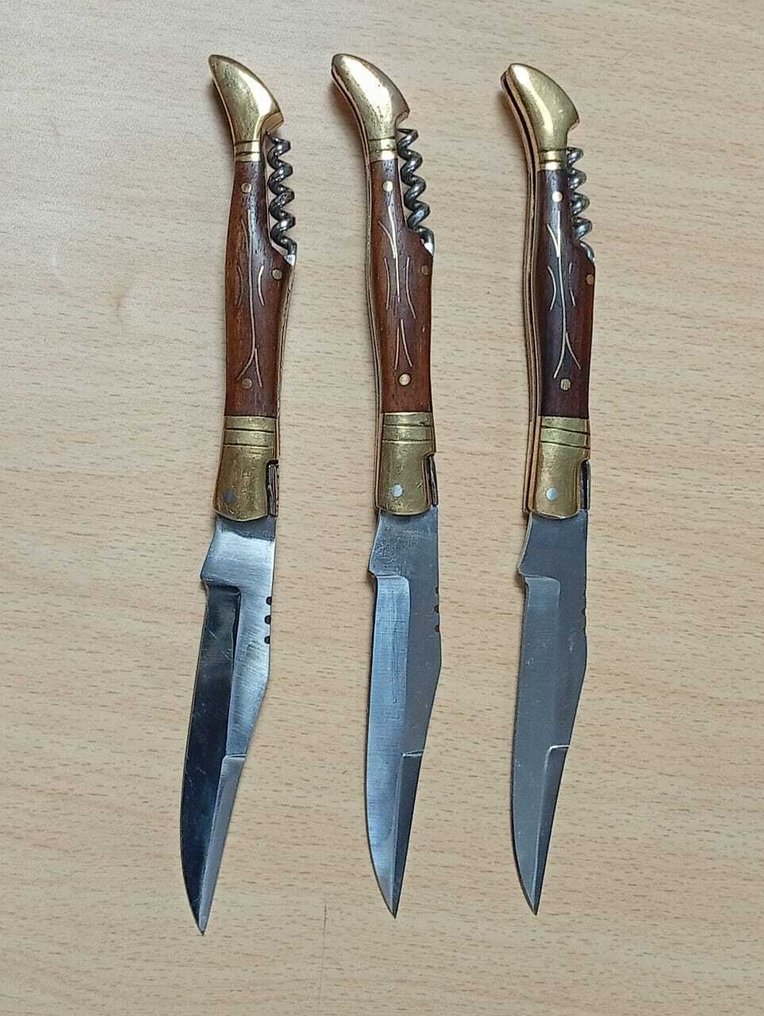 Obsidian - 厨刀 - Kitchen knife set -  介绍 Obsidian 定制系列厨师刀，传统工艺制作 - 专用钢 - 法国 #1.0