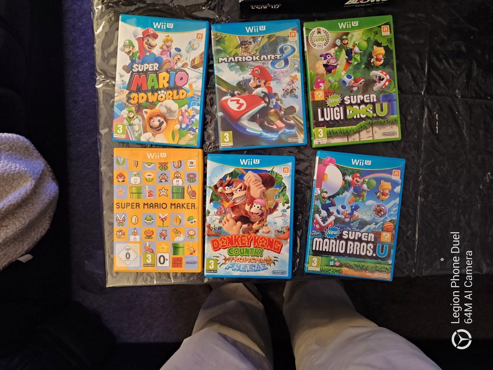 Nintendo - Wii u - A huge collection Wii, Wii U and Gameboy Color games - Videospill - I original eske #1.0