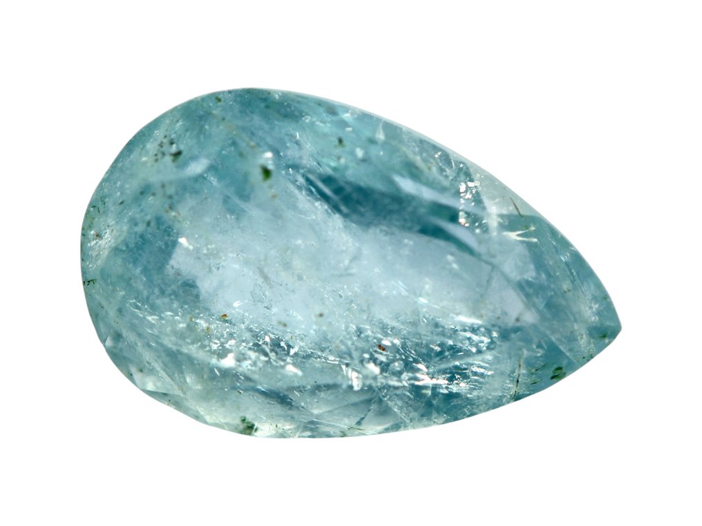 沒有保留價 藍色 海藍寶石  - 6.28 ct - Instituto Gemólogico Español (IGE) #1.0