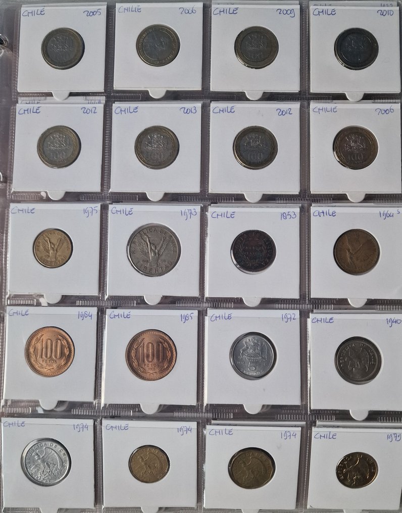 哥倫比亞, 哥斯大黎加, 智利.  (沒有保留價) #3.2