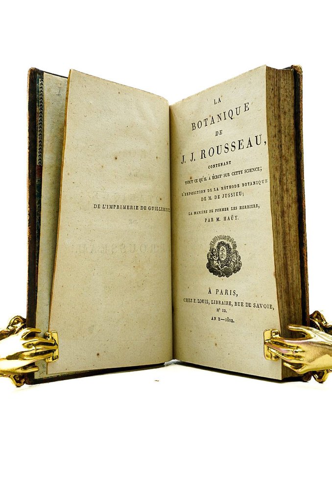 Jean-Jacques Rousseau - La Botanique de J. J. Rousseau - 1802 #1.0