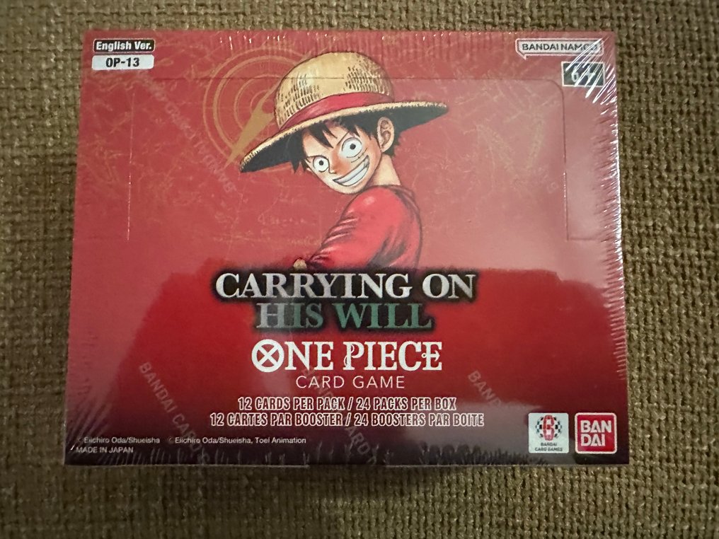 万代 - 24 Booster box - One Piece - Carrying On His Will #1.0