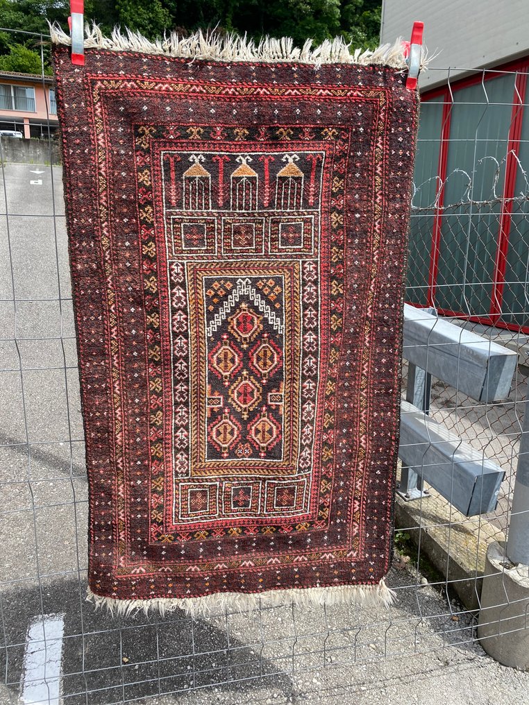 Afghan Baluch - Alfombra - 145 cm - 88 cm #1.0