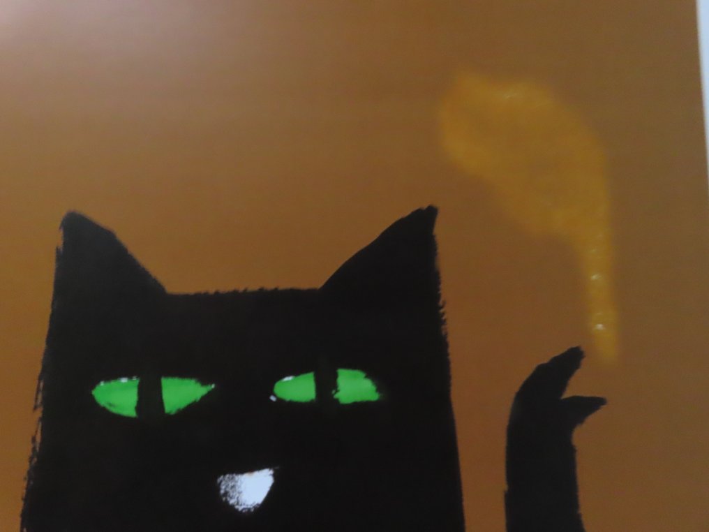Julian Key - Zwarte Kat / Chat Noir 1966 Published by Plaizier , printed in Belgium #2.1
