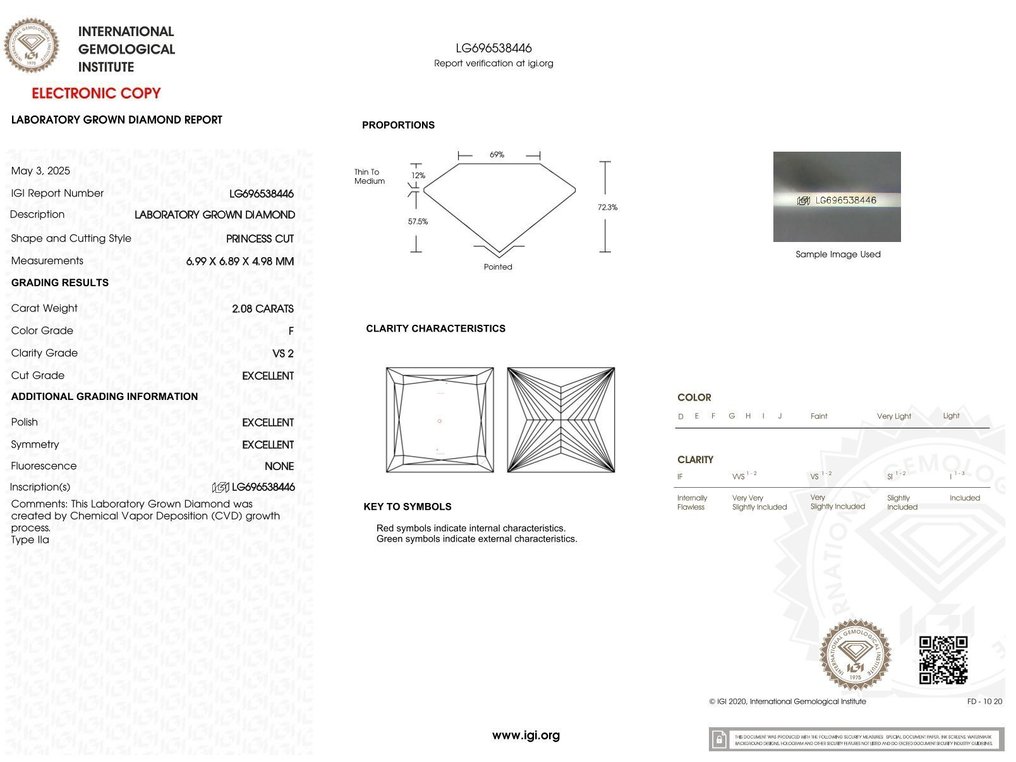 Βραχιόλι - 14 καράτια Κίτρινο χρυσό -  3.00ct. tw. Διαμάντι (Εργαστηριακής καλλιέργειας) - Διαμάντι #4.3
