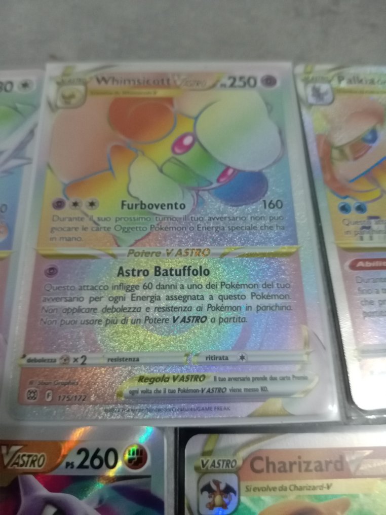 Pokémon - 5 Card - Aerodactyl, Charizard, Arceus Alternate art, Secret rare, Full art, Foil - Sword & Shield - Brilliant Stars, Lost Origin, Astral Radiance, Silver Tempest #2.1
