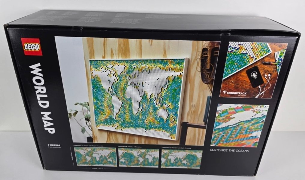 Lego Conjunto - 31203 - Art - WORLD MAP #2.1