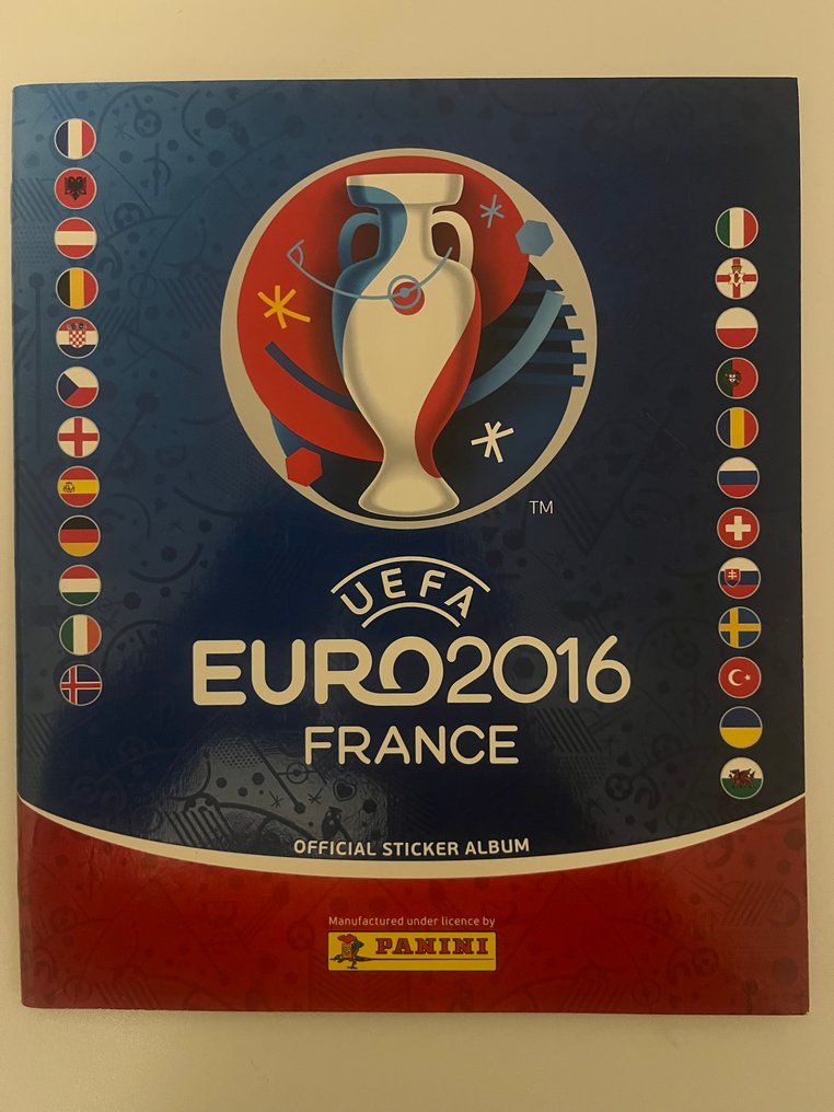 Panini Euro 2016 Cristiano Ronaldo, Zlatan Ibrahimović Include modulo d’ordine originale, - sealed pack - Empty album + complete loose sticker set - Excellent (EX) #2.1