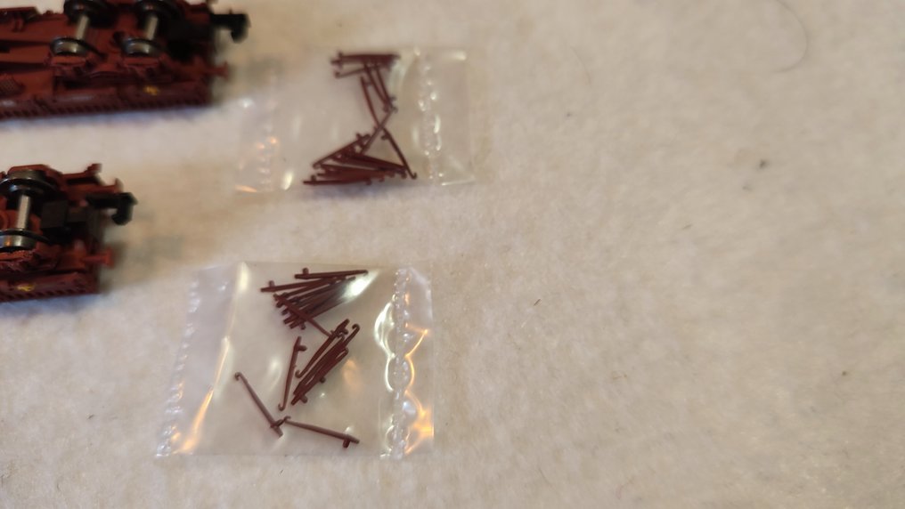 Trix N - 15277-10 - Carrozza merci di modellini di treni (2) - NMBS #3.2