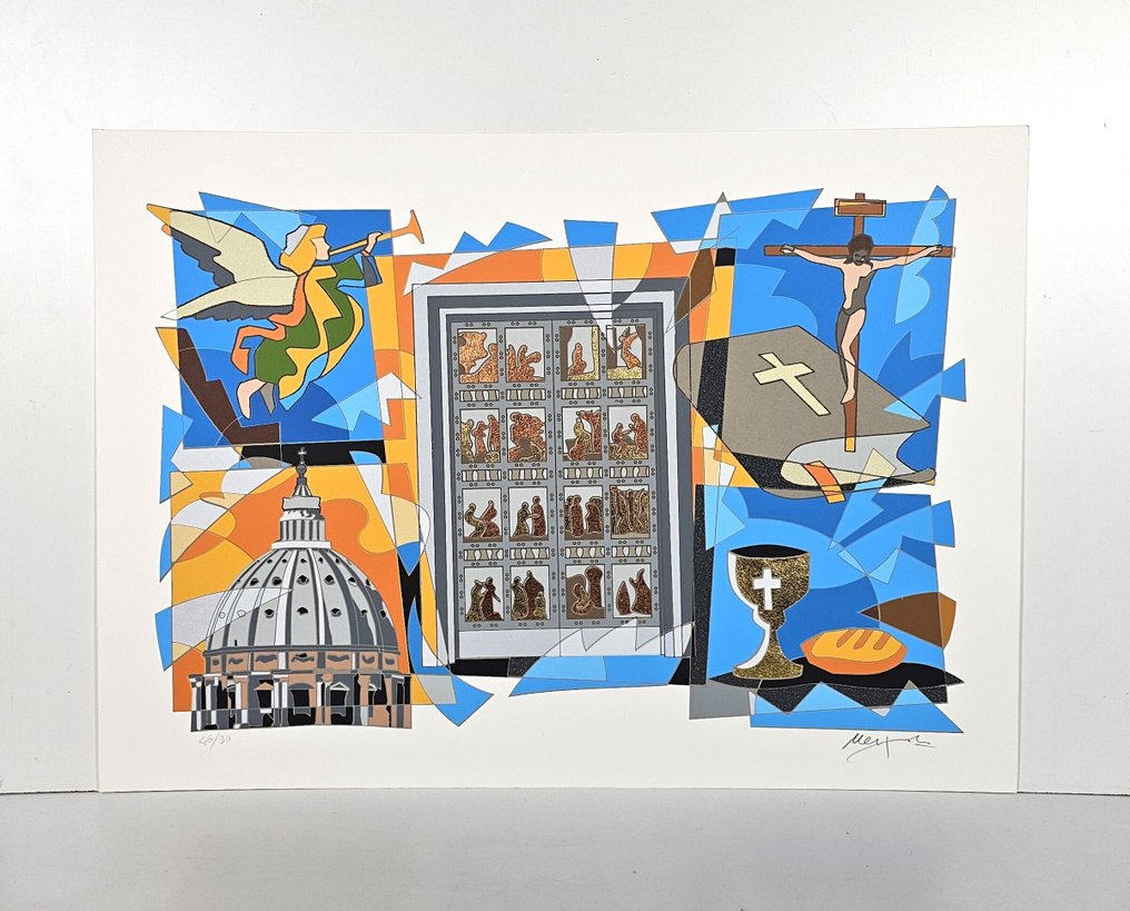 Ugo Nespolo (1941) - Giubileo #2.1