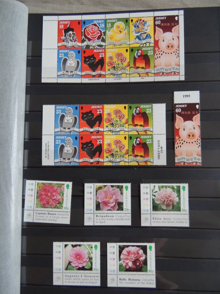 泽西 1995/2001 - 收藏品似乎完整，存放在Y&T文件夹中，售价1000欧元。 #1.0