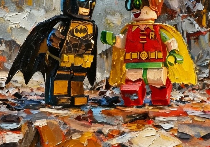 Jacob Hitt - does Batman and Robin Lego w/COA  XXL #2.1