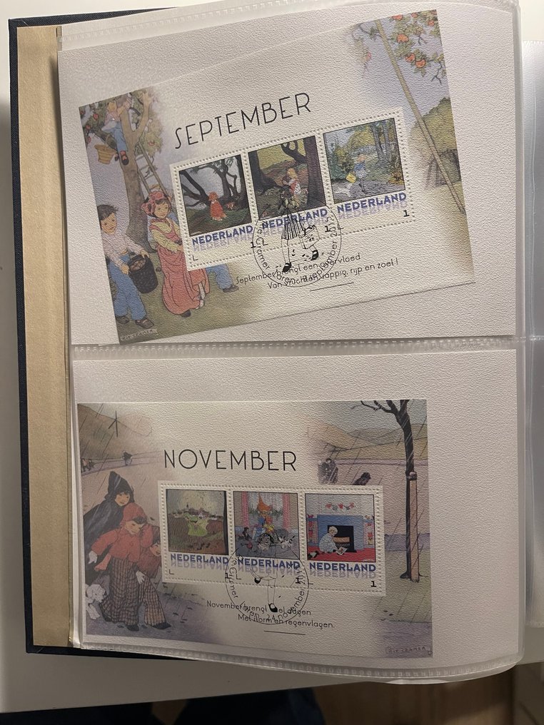 Netherlands 2008/2024 - 123 mint sheets with a total nominal value of €491 and some stamped specimens. #2.1