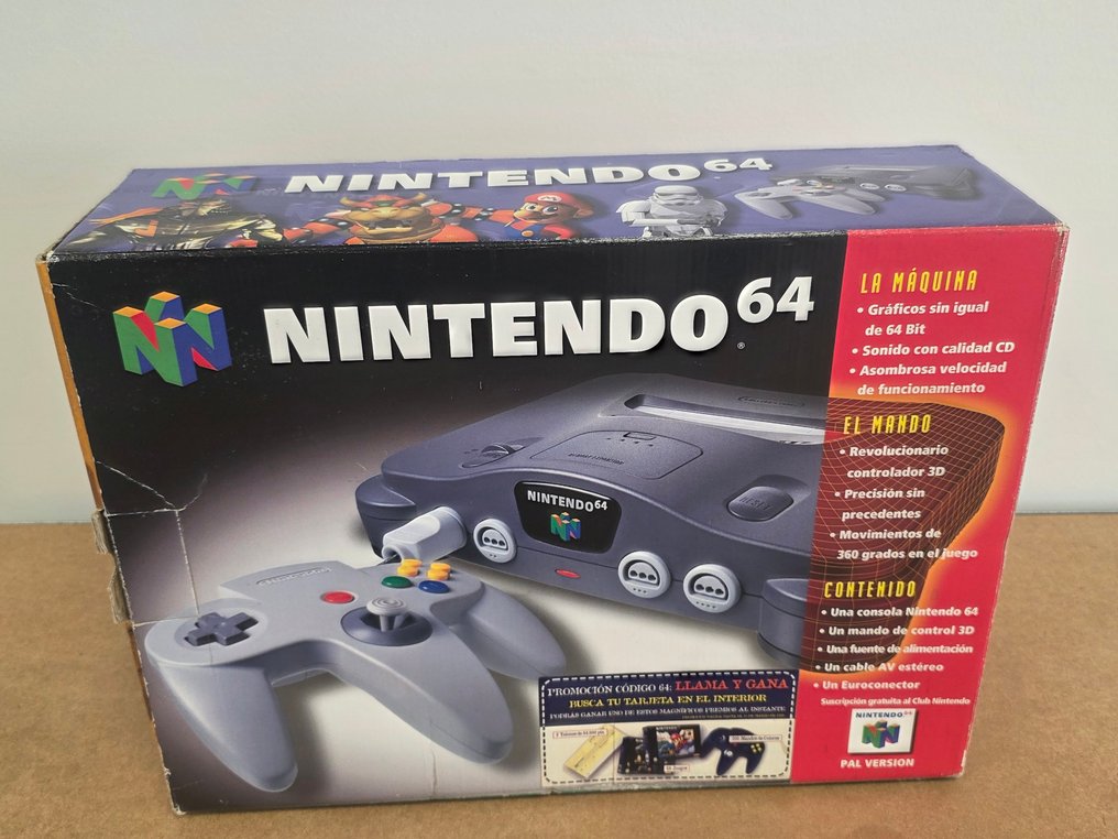 Nintendo - Nintendo 64 - Extremely rare N64 MARIO FIFA PAK Edition Rare Hard Box - Video game console + games - In original box #1.0
