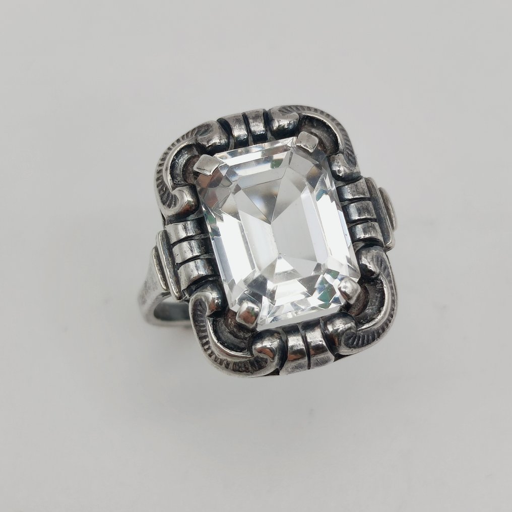 Senza prezzo di riserva - Anello Argento -  2.80ct. tw. Quarzo #1.0