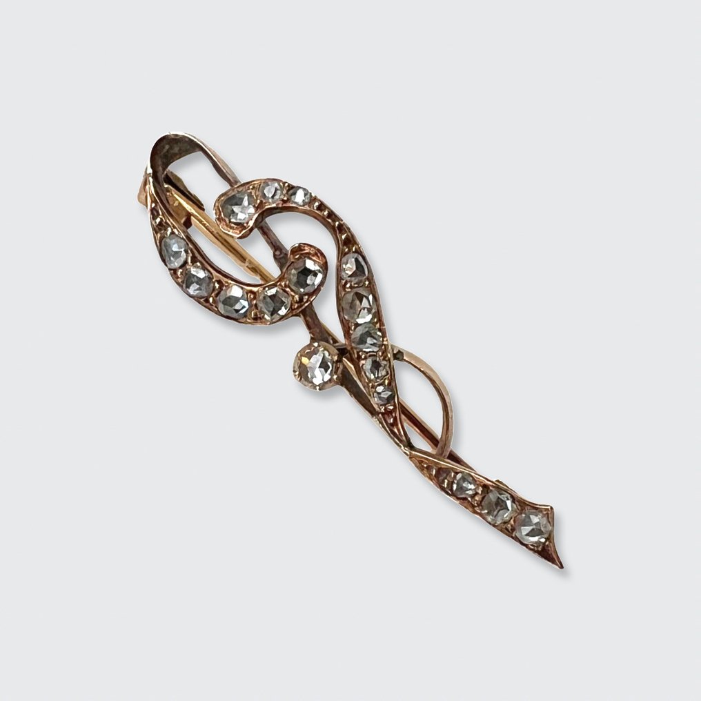 胸針 - 14 克拉 黃金 #1.0