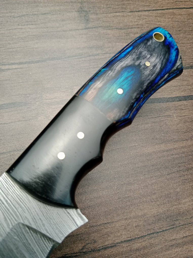 Obsidian - Køkkenkniv - Kitchen knife set - Obsidian Custom Made Range kokkeknive traditionelt håndværk. - Specialiseret stål - Frankrig #3.2